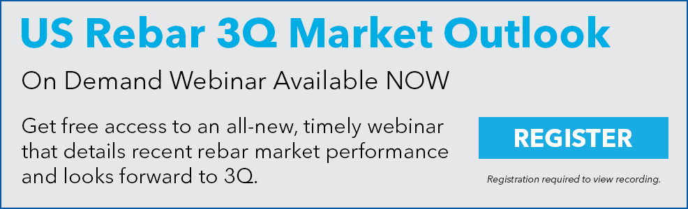 US Rebar 3Q Market Outlook